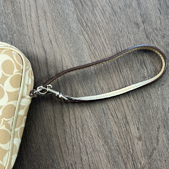 Coach Beige Wristlet - Picture 9 of 9